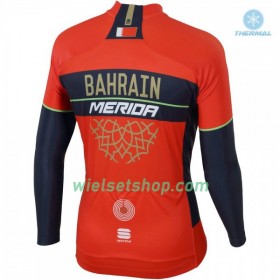Wielershirt 2018 Bahrain-Merida N001 Winter Thermal Fleece